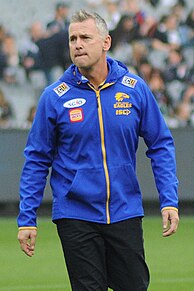 Adam Simpson coaching West Coast in 2018