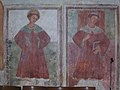 Affresco presente all'interno della cappella di Maria SS delle Grazie