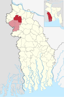 Location of Alamdanga