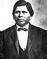 Image 1Allen Wright, a Choctaw minister, scholar and chief, is credited with creating the state's eventual name in 1866. (from History of Oklahoma)