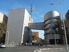 La tour Telefónica de Barcelone au village olympique.