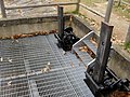 View of a control gate on the Blackstone Canal at the Blackstone River and Canal State Park in Uxbridge