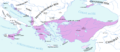 Byzantine Empire (286/395–1453 AD) in 842 AD.