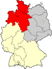 Territoire de la Regionalliga Nord de 1963 à 1974