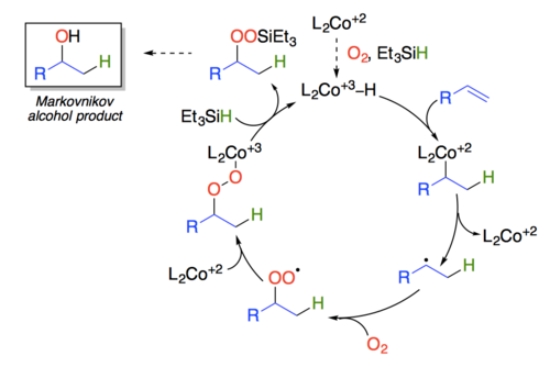 Proposed catalytic cycle based on work by Nojima