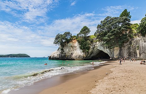 Cathedral Cove at Te Whanganui-A-Hei (Cathedral Cove) Marine Reserve, by Tournasol7