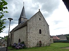 L'église Saint-Rémi vue du nord-ouest.