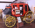 Image 27Concord Coach no. 251 in Wells Fargo livery in Old Town San Diego. (from History of California)