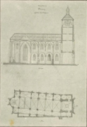 Ancienne église, dessinée par Ernest Grille de Beuzelin.