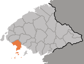 Location of Ch'ŏlsan County