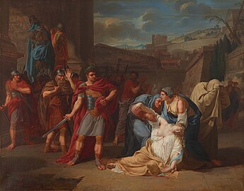 Death of Camilla, 1785 (RISD)