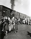 Deportation of Jews to Treblinka death camp from the ghetto in Siedlce, 1942