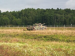 Vagn 4558 uppställd utan Försvarsfordonsmuseet Arsenalen.