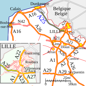 Carte de la route.