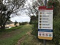 Hills Beach warning sign