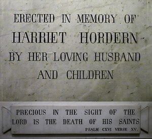 Hordern memorial