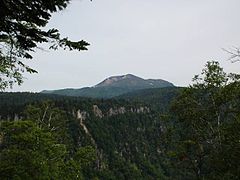 天人峡温泉側から