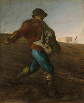 Jean-François Millet, Le Semeur, 1850.