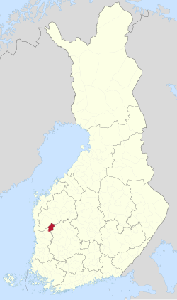 Location of Karvia in Finland