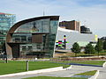 The contemporary art museum Kiasma on Mannerheimintie.