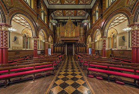 King's College London Chapel facing the organ, by Diliff