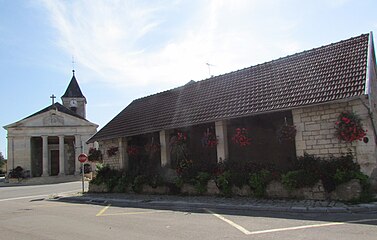 Le lavoir et l'église