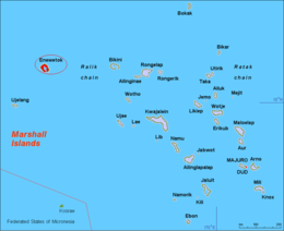 Enewetak – Localizzazione