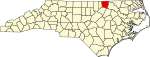 State map highlighting Warren County