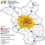 Infrastruktur i Berlin och Brandenburg