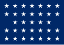 Sixteenth US naval jack, 1859-1861