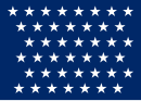 Twenty-second US naval jack, 1890-1891