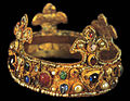 The Essen Crown, the world's oldest lily crown (10th or 11th century), cathedral treasury, Essen Minster, Essen