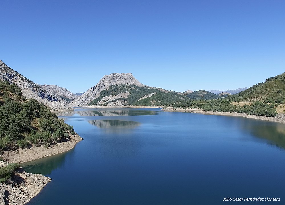 Riaño Reservoir in León, Spain