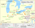 Map of Pontiac's Rebellion