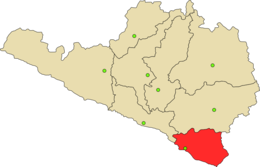 Provincia di Islay – Mappa