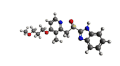 3D representation of rabeprazole