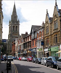 Rugby, the largest settlement and administrative centre of the borough