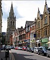 Regent Street and St Andrews Church, Rugby