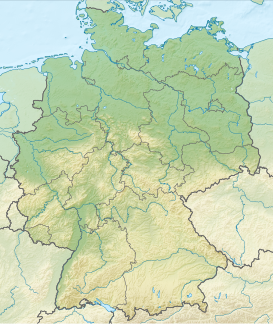 Tierras altas y mesetas de Sajonia ubicada en Alemania