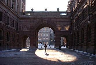 Riksgatan mot syd, år 2011.