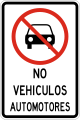 R-7-16 No motor vehicles