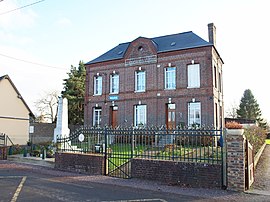 The town hall in Saint-Martin-au-Bosc