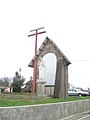 Le monument du Sacré-Cœur et le calvaire de Saint-Melaine