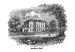 Old photograph of Stanford Hall