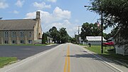 Looking east on Ohio Highway 335 in Stockdale.