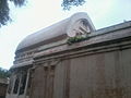 View of the upper part of the temple