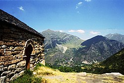 La Vall de Boí vue depuis l'ermitage Sant Quircde Taüll.