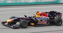 Photo de la Red Bull RB6 de Vettel à Sepang