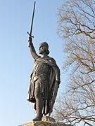 アメリカ・ボルチモア・ドルイド・ヒル・パーク（英語版）に立つウォレス像