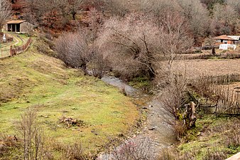 Реката низ селото Двориште